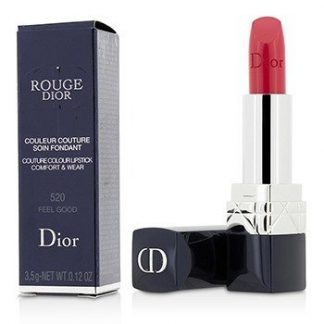 CHRISTIAN DIOR ROUGE DIOR COUTURE COLOUR COMFORT &AMP; WEAR LIPSTICK - # 520 FEEL GOOD 3.5G/0.12OZ