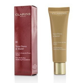 CLARINS PORE PERFECTING MATIFYING FOUNDATION - # 04 NUDE AMBER 30ML/1OZ