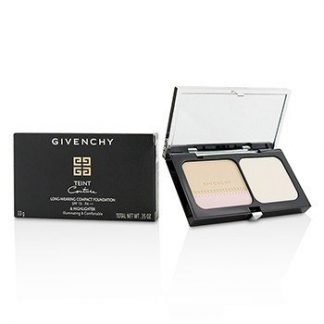 GIVENCHY TEINT COUTURE LONG WEAR COMPACT FOUNDATION &AMP; HIGHLIGHTER SPF10 - # 2 ELEGANT SHELL 10G/0.35OZ