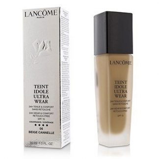 LANCOME TEINT IDOLE ULTRA WEAR 24H WEAR &AMP; COMFORT FOUNDATION SPF 15 - # 06 BEIGE CANNELLE 30ML/1OZ