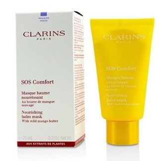 CLARINS SOS COMFORT NOURISHING BALM MASK WITH WILD MANGO BUTTER - FOR DRY SKIN 75ML/2.3OZ