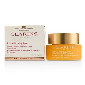 CLARINS EXTRA-FIRMING JOUR WRINKLE CONTROL, FIRMING DAY RICH CREAM - FOR DRY SKIN 50ML/1.7OZ