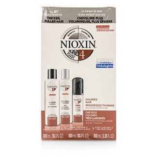 NIOXIN 3D CARE SYSTEM KIT 4 - FOR COLORED HAIR, PROGRESSED THINNING, BALANCED MOISTURE 3PCS