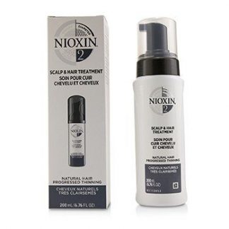 NIOXIN DIAMETER SYSTEM 2 SCALP &AMP; HAIR TREATMENT (NATURAL HAIR, PROGRESSED THINNING) 200ML/6.76OZ