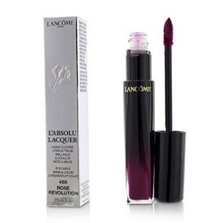 LANCOME L'ABSOLU LACQUER BUILDABLE SHINE &AMP; COLOR LONGWEAR LIP COLOR - # 468 ROSE REVOLUTION 8ML/0.27OZ