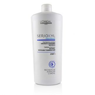 L'OREAL PROFESSIONNEL SERIOXYL GLUCOBOOST CLARIFYING SHAMPOO (NATURAL, NOTICEABLY THINNING HAIR) 1000ML/33.8OZ