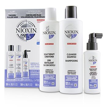 NIOXIN 3D CARE SYSTEM KIT 5 - FOR CHEMICALLY TREATED HAIR, LIGHT THINNING  3PCS Chăm sóc tóc việt nam Hair Care Vietnam
