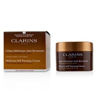 CLARINS DELICIOUS SELF TANNING CREAM FOR FACE &AMP; BODY 150ML/5.3OZ
