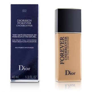 CHRISTIAN DIOR DIORSKIN FOREVER UNDERCOVER 24H WEAR FULL COVERAGE WATER BASED FOUNDATION - # 032 ROSY BEIGE 40ML/1.3OZ