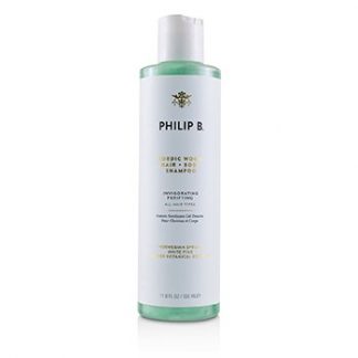 PHILIP B NORDIC WOOD HAIR + BODY SHAMPOO (INVIGORATING PURIFYING - ALL HAIR TYPES) 350ML/11.8OZ