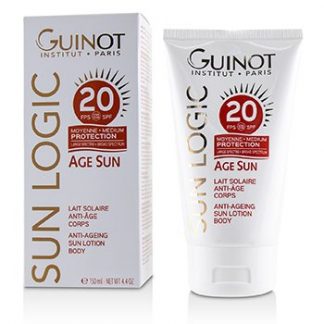 GUINOT SUN LOGIC AGE SUN ANTI-AGEING SUN LOTION FOR BODY SPF 20 150ML/4.4OZ