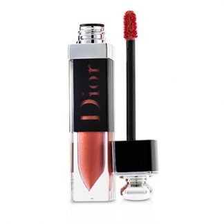 CHRISTIAN DIOR DIOR ADDICT LACQUER PLUMP - # 538 DIOR GLITZ (GLITTERLY CORAL) 5.5ML/0.18OZ