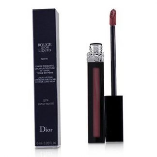 CHRISTIAN DIOR ROUGE DIOR LIQUID LIP STAIN - # 574 LIVELY MATTE (DUSTY PINK) 6ML/0.2OZ