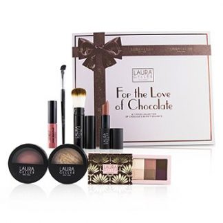 LAURA GELLER FOR THE LOVE OF CHOCOLATE A 7 PIECE COLLECTION OF CHOCOLATE BEAUTY DELIGHTS - # MEDIUM 7PCS