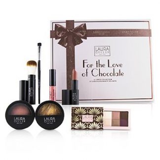 LAURA GELLER FOR THE LOVE OF CHOCOLATE A 7 PIECE COLLECTION OF CHOCOLATE BEAUTY DELIGHTS - # TAN 7PCS