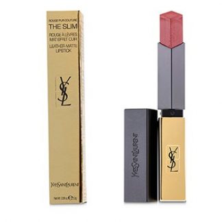 YVES SAINT LAURENT ROUGE PUR COUTURE THE SLIM LEATHER MATTE LIPSTICK - # 23 MYSTERY RED 2.2G/0.08OZ