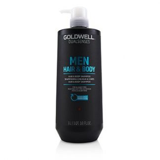 GOLDWELL DUAL SENSES MEN HAIR &AMP; BODY SHAMPOO (FOR ALL HAIR TYPES) 1000ML/33.8OZ