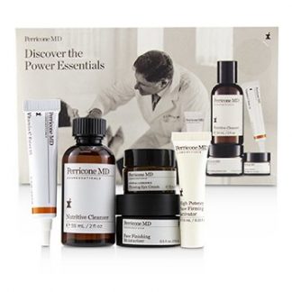 PERRICONE MD DISCOVER THE POWER ESSENTIALS KIT: NUTRITIVE CLEANSER+FIRMING ACTIVATOR+FINISHING MOISTURIZER+EYE CREAM+VITAMIN C ESTER 5PCS