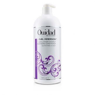 OUIDAD CURL IMMERSION LOW-LATHER COCONUT CLEANSING CONDITIONER (KINKY CURLS) 1000ML/33.8OZ