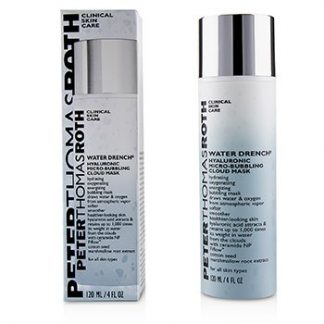 PETER THOMAS ROTH WATER DRENCH HYALURONIC MICRO-BUBBLING CLOUD MASK 120ML/4OZ