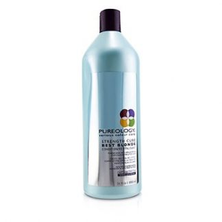 PUREOLOGY STRENGTH CURE BEST BLONDE CONDITION (TONING AND ANTI-BRASSINESS FOR COLOUR-TREATED HAIR) 1000ML/34OZ