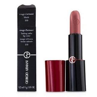 GIORGIO ARMANI ROUGE D'ARMANI LASTING SATIN LIP COLOR - # 509 BLUSH (BOX SLIGHTLY DAMAGED) 4G/0.14OZ