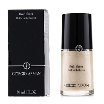 GIORGIO ARMANI FLUID SHEER - # 1 (BOX SLIGHTLY DAMAGED) 30ML/1OZ trang điểm  việt nam Makeup Vietnam