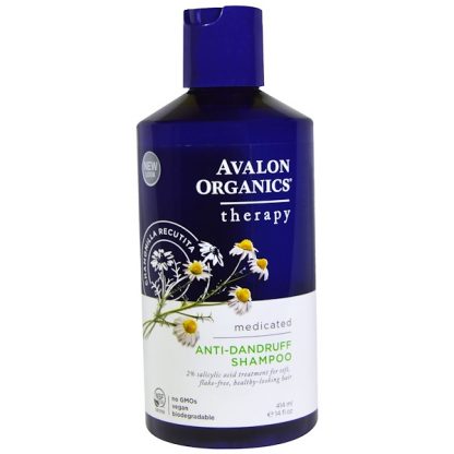 AVALON ORGANICS, ANTI-DANDRUFF SHAMPOO, CHAMOMILLA RECUTITA, 14 FL OZ / 414ml