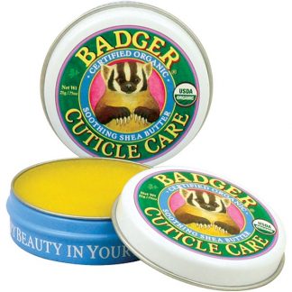 BADGER COMPANY, ORGANIC CUTICLE CARE, SOOTHING SHEA BUTTER, .75 OZ / 21g