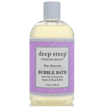 DEEP STEEP, BUBBLE BATH, LILAC BLOSSOM, 17 FL OZ / 503ml