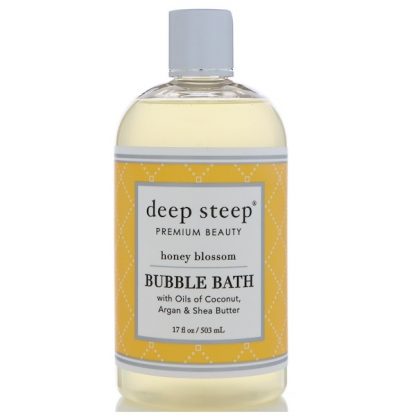 DEEP STEEP, BUBBLE BATH, HONEY BLOSSOM, 17 FL OZ / 503ml