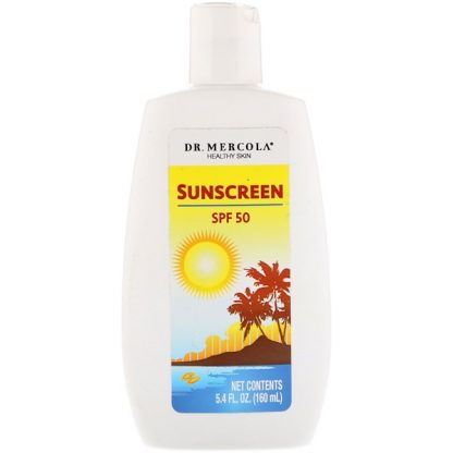 DR. MERCOLA, HEALTHY SKIN, SUNSCREEN, SPF 50, 5.4 FL OZ / 160g