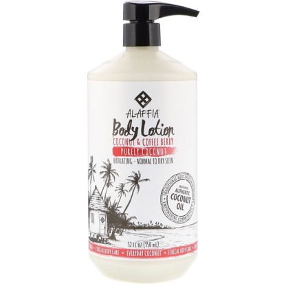 EVERYDAY COCONUT, BODY LOTION, PURELY COCONUT, 32 FL OZ / 950ml