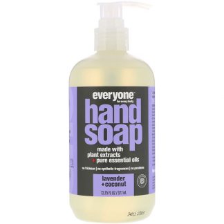 EVERYONE, HAND SOAP, LAVENDER + COCONUT, 12.75 FL OZ / 377ml