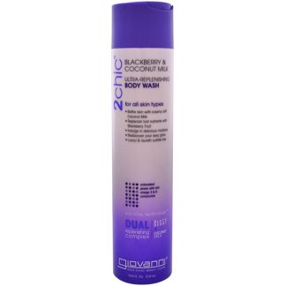 GIOVANNI, 2CHIC, ULTRA-REPLENISHING, BODY WASH, BLACKBERRY & COCONUT MILK, 10.5 FL OZ / 310ml