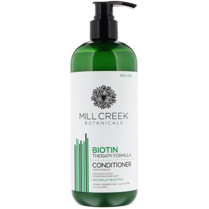 MILL CREEK BOTANICALS, BIOTIN CONDITIONER, THERAPY FORMULA, 14 FL OZ / 414ml