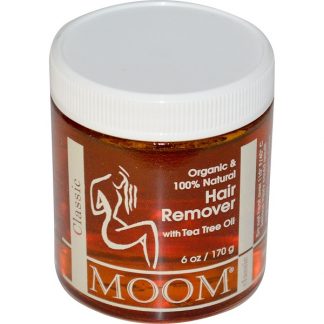 MOOM, HAIR REMOVER, WITH TEA TREE OIL, CLASSIC, 6 OZ / 170G)