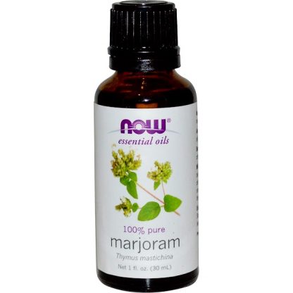 NOW FOODS, ESSENTIAL OILS, MARJORAM OIL, 1 FL OZ / 30ml