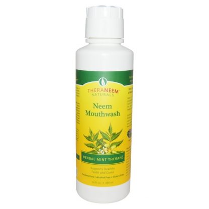 ORGANIX SOUTH, THERANEEM NATURALS, HERBAL MINT THERAP?, NEEM MOUTHWASH, 16 FL OZ / 480ml