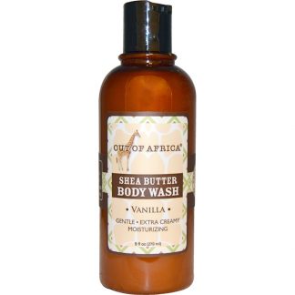 OUT OF AFRICA, SHEA BUTTER BODY WASH, VANILLA, 9 FL OZ / 270ml