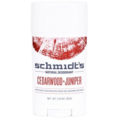 SCHMIDT'S NATURALS, CEDARWOOD + JUNIPER, 3.25 OZ / 92g