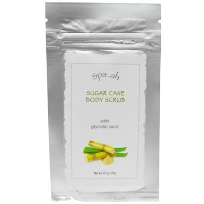 SMITH & VANDIVER, SPA...AH, SUGAR CANE BODY SCRUB WITH GLYCOLIC ACID, .75 OZ / 22g