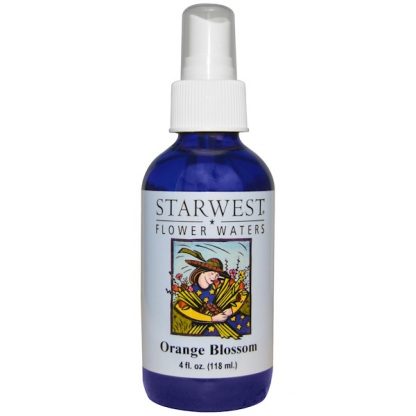 STARWEST BOTANICALS, FLOWER WATERS, ORANGE BLOSSOM, 4 FL OZ / 118ml