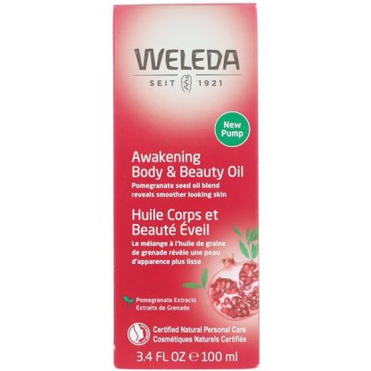 WELEDA, POMEGRANATE REGENERATING BODY OIL, 3.4 FL OZ / 100ml