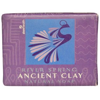 ZION HEALTH, ANCIENT CLAY NATURAL SOAP, RIVER SPRING, 10.5 OZ / 300g