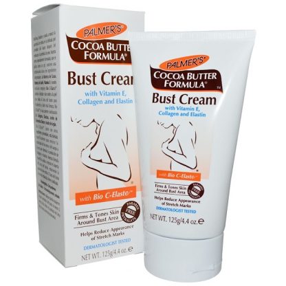 PALMER'S, COCOA BUTTER FORMULA, BUST CREAM WITH BIO C-ELASTE, 4.4 OZ / 125g