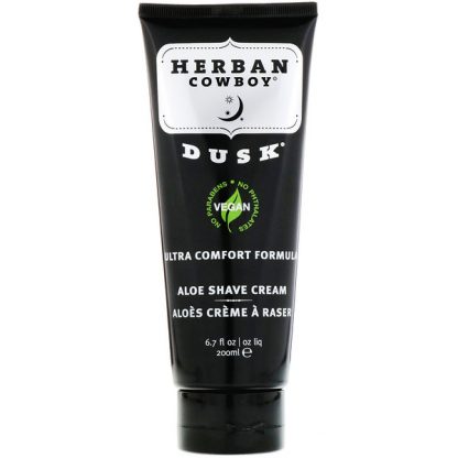 HERBAN COWBOY, ALOE SHAVE CREAM, DUSK, 6.7 FL OZ / 200ml