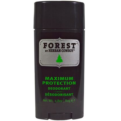 HERBAN COWBOY, FOREST, MAXIMUM PROTECTION DEODORANT, 2.8 OZ / 80g