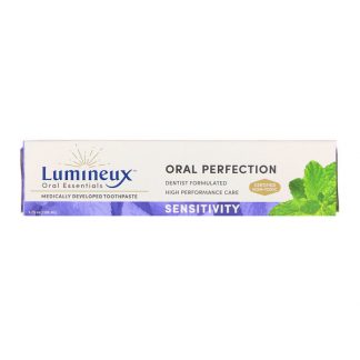 LUMINEUX ORAL ESSENTIALS, LUMINEUX, MEDICALLY DEVELOPED TOOTHPASTE, SENSITIVITY, 3.75 OZ / 106.3g