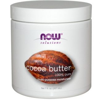 NOW FOODS, SOLUTIONS, COCOA BUTTER, 7 FL OZ / 207ml